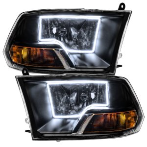 Dodge Ram Headlight Assembly - ORACLE Lighting - SMD Halo - Black, White - `09-`12